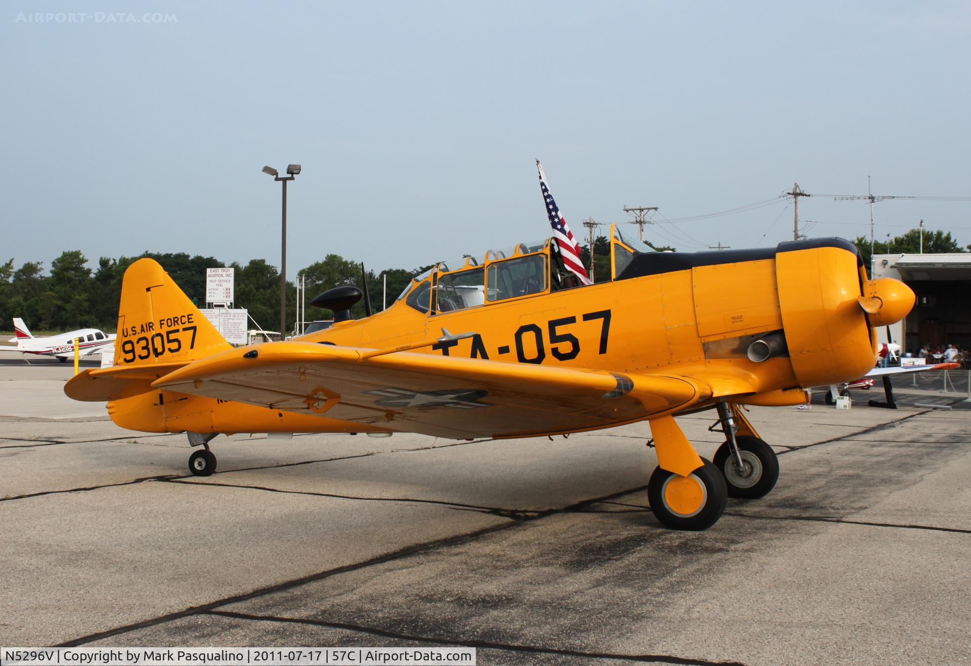 N5296V, North American AT-6G Texan C/N 168-161 (49-3057), North American AT-6G