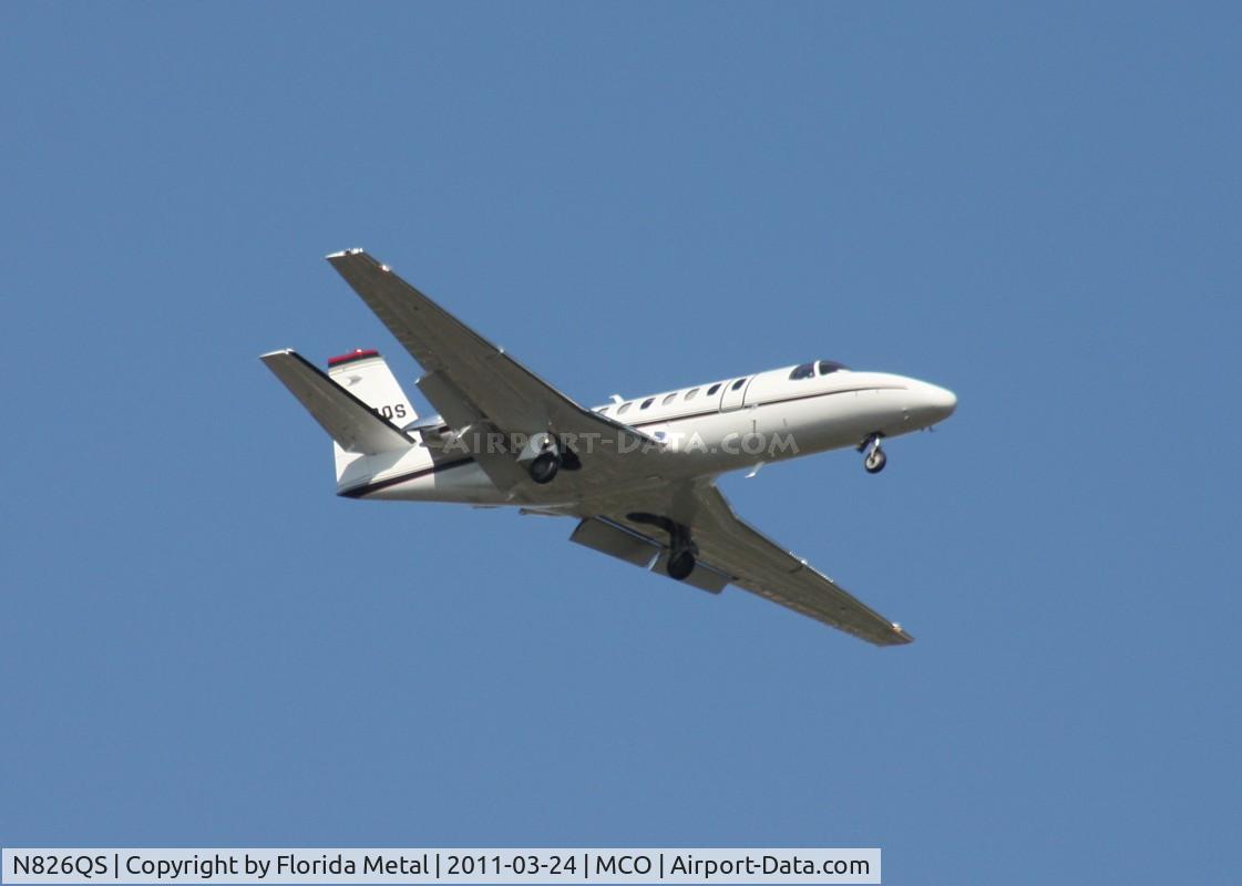 N826QS, 2008 Cessna 560 Citation Encore+ C/N 560-0782, Net Jets C560