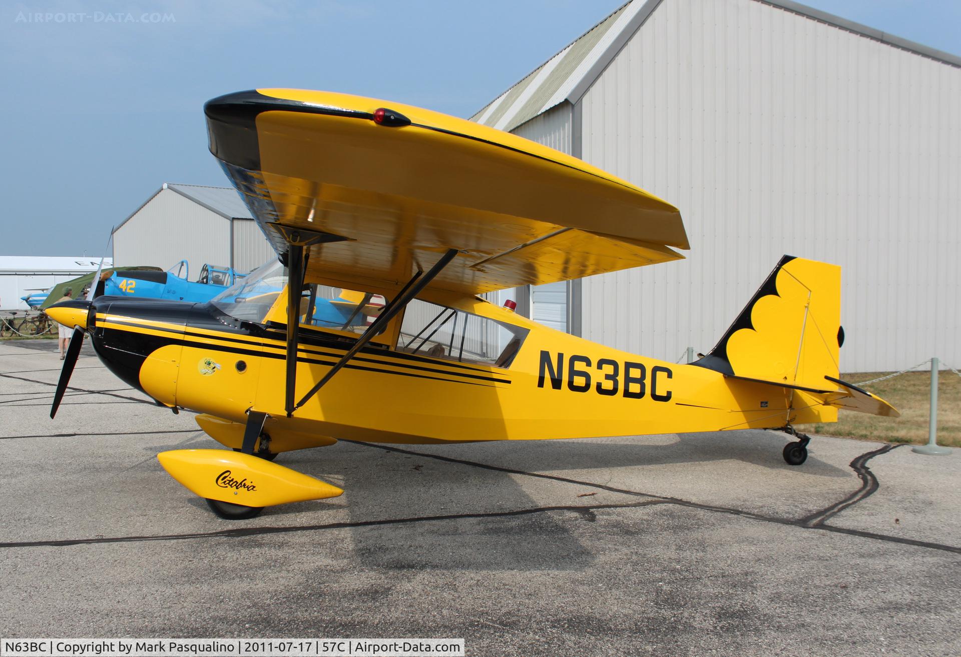 N63BC, 1968 Champion 7ECA Citabria C/N 637, Champion 7ECA