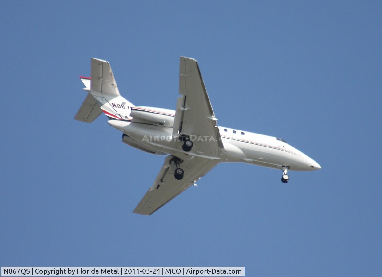 N867QS, 2002 Raytheon Hawker 800XP C/N 258576, Hawker 800XP