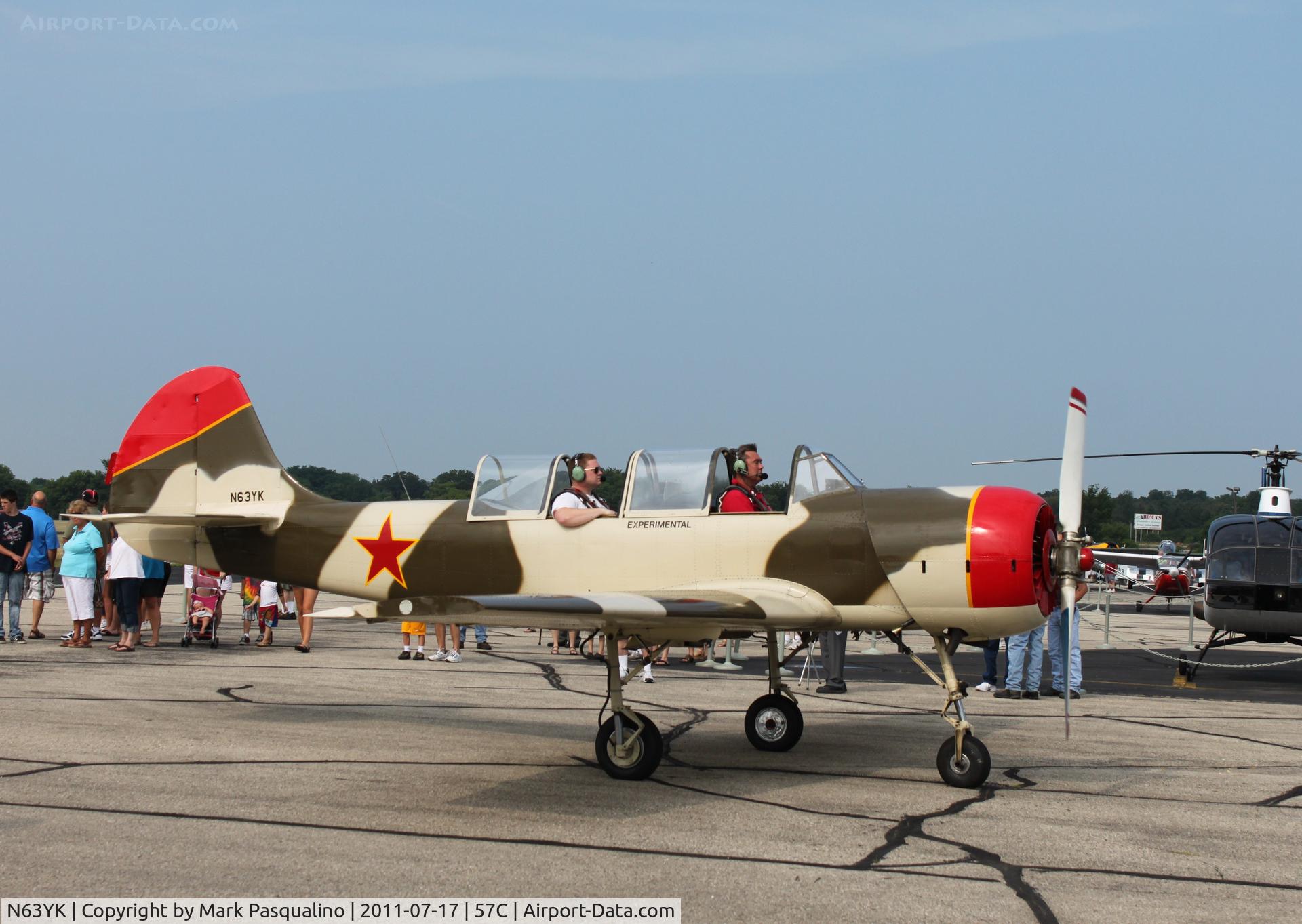 N63YK, Yakovlev (Aerostar) Yak-52 C/N 844209, YAK-52