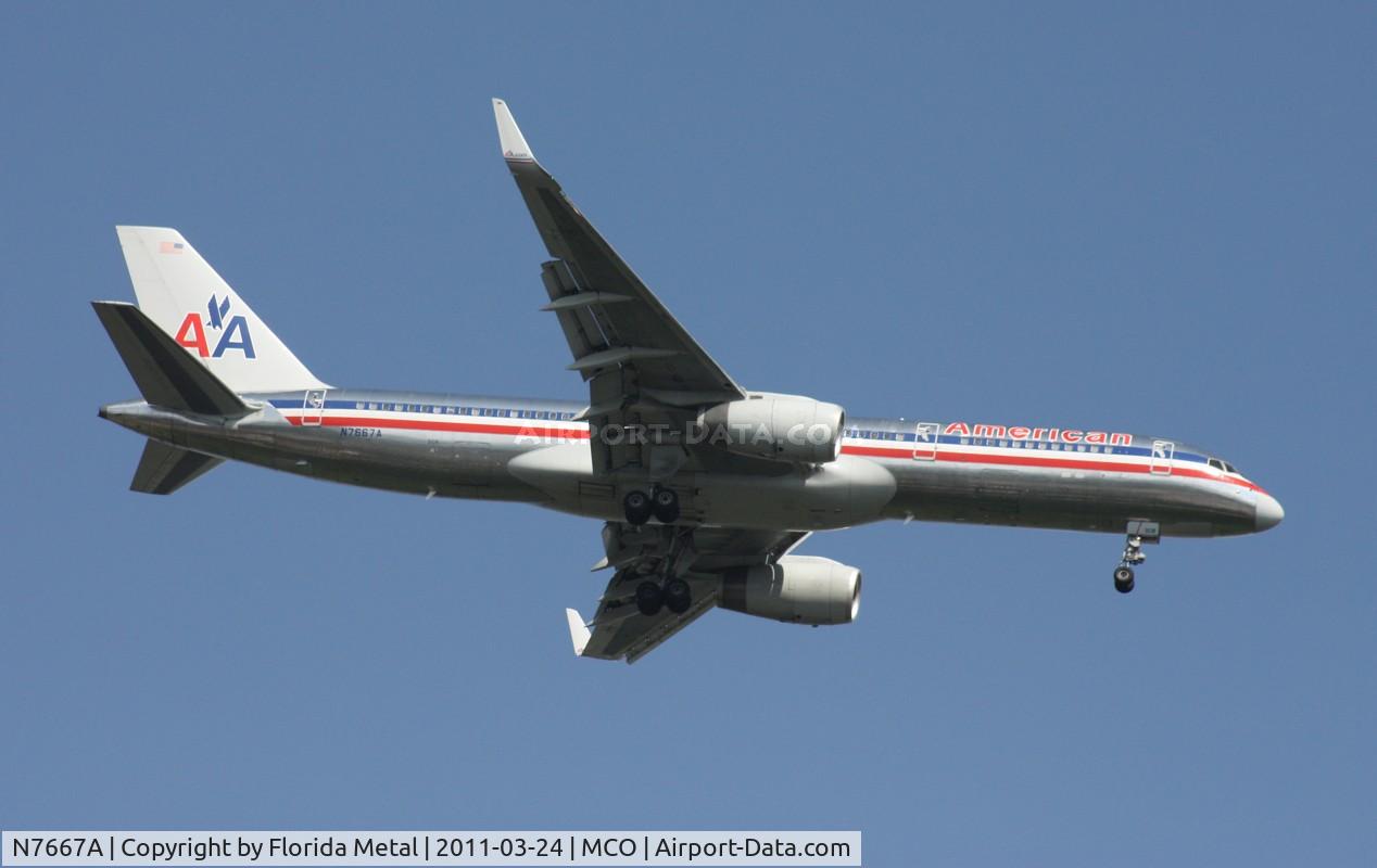 N7667A, 1992 Boeing 757-223 C/N 25301, American 757