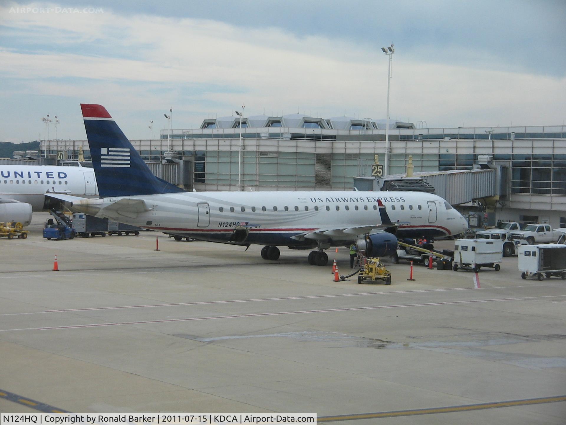 N124HQ, 2007 Embraer 175LR (ERJ-170-200LR) C/N 17000200, National AP