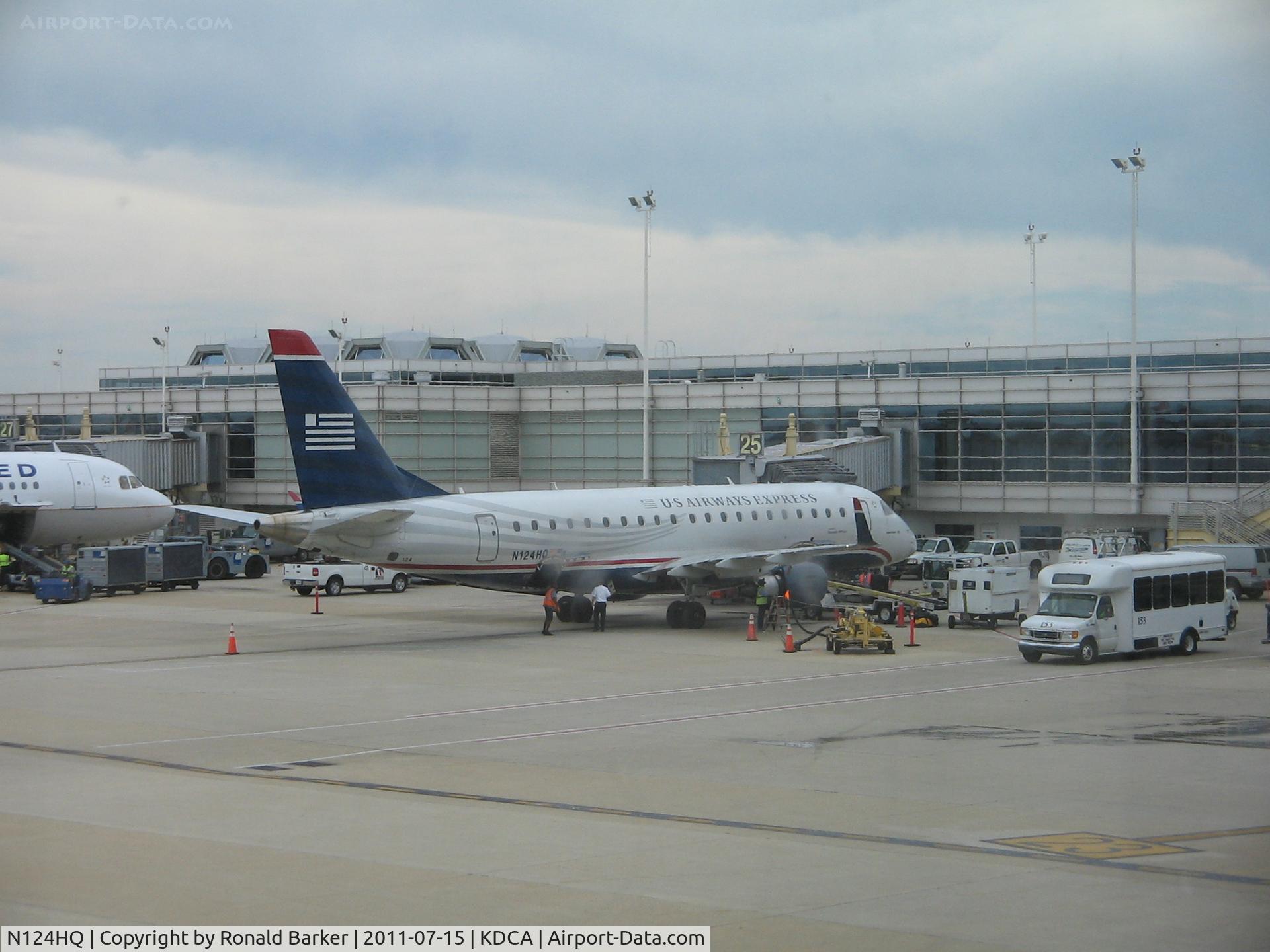 N124HQ, 2007 Embraer 175LR (ERJ-170-200LR) C/N 17000200, National AP