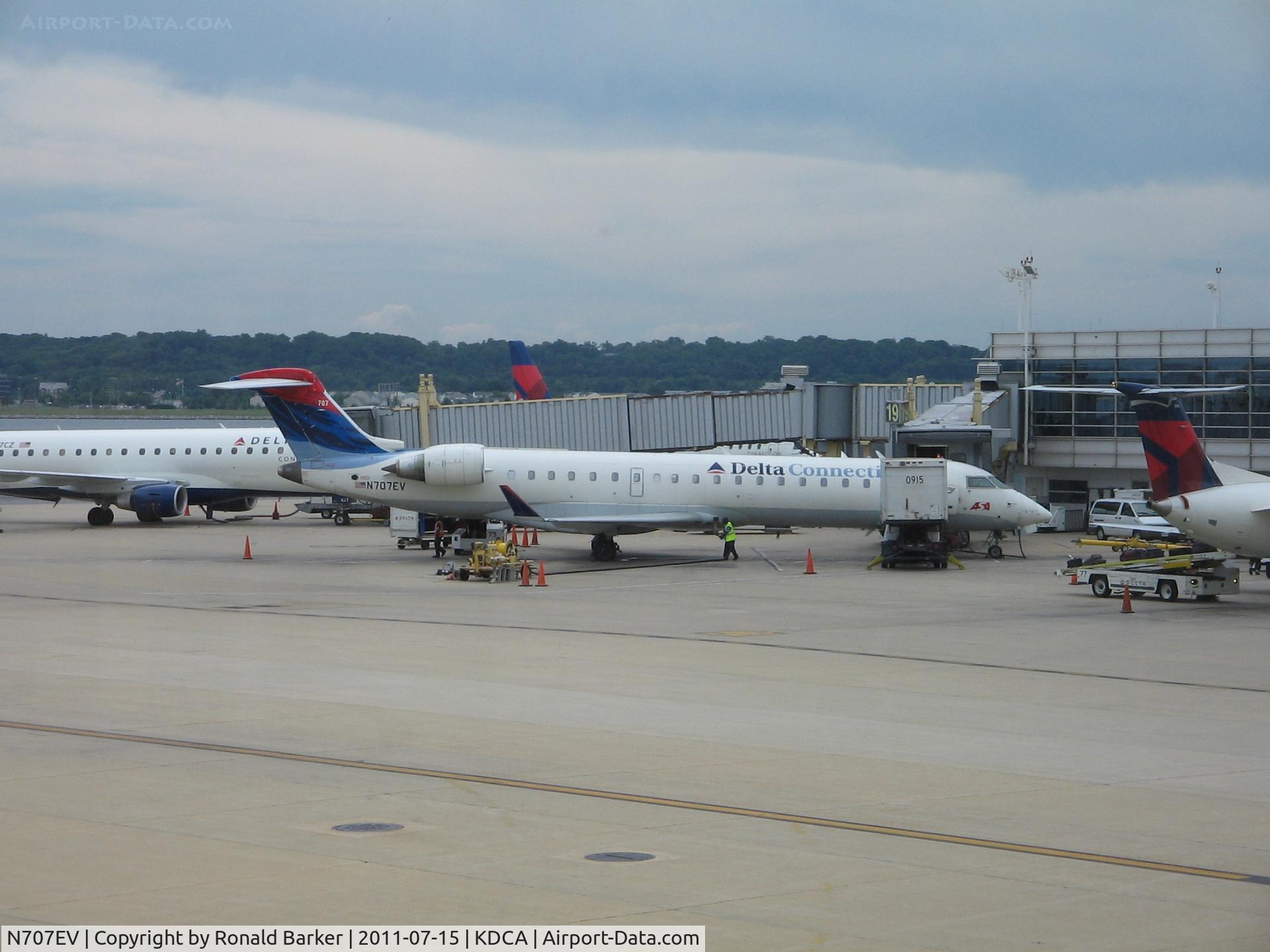 N707EV, 2002 Bombardier CRJ-701 (CL-600-2C10) Regional Jet C/N 10057, National AP