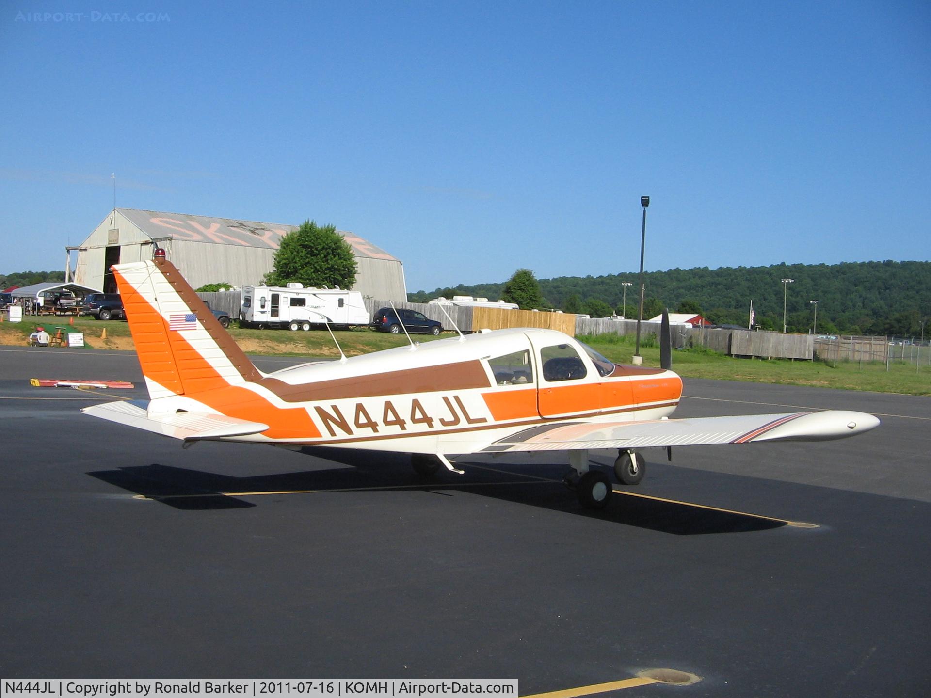 N444JL, 1966 Piper PA-28-140 C/N 28-22224, Orange