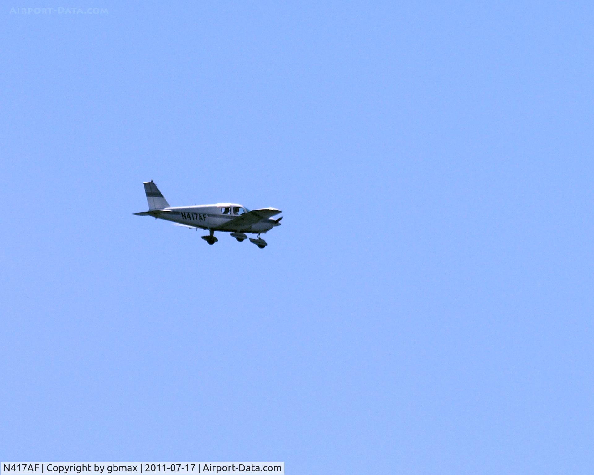 N417AF, 1967 Piper PA-28-180 C/N 28-3985, Brighton Beach, Brooklyn, NY