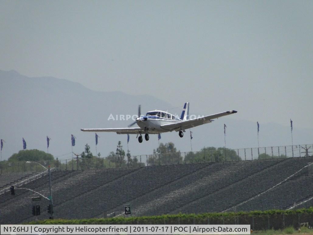 N126HJ, 1969 Piper PA-24-260TC Comanche Turbo C C/N 24-4878, On final to runway 26L