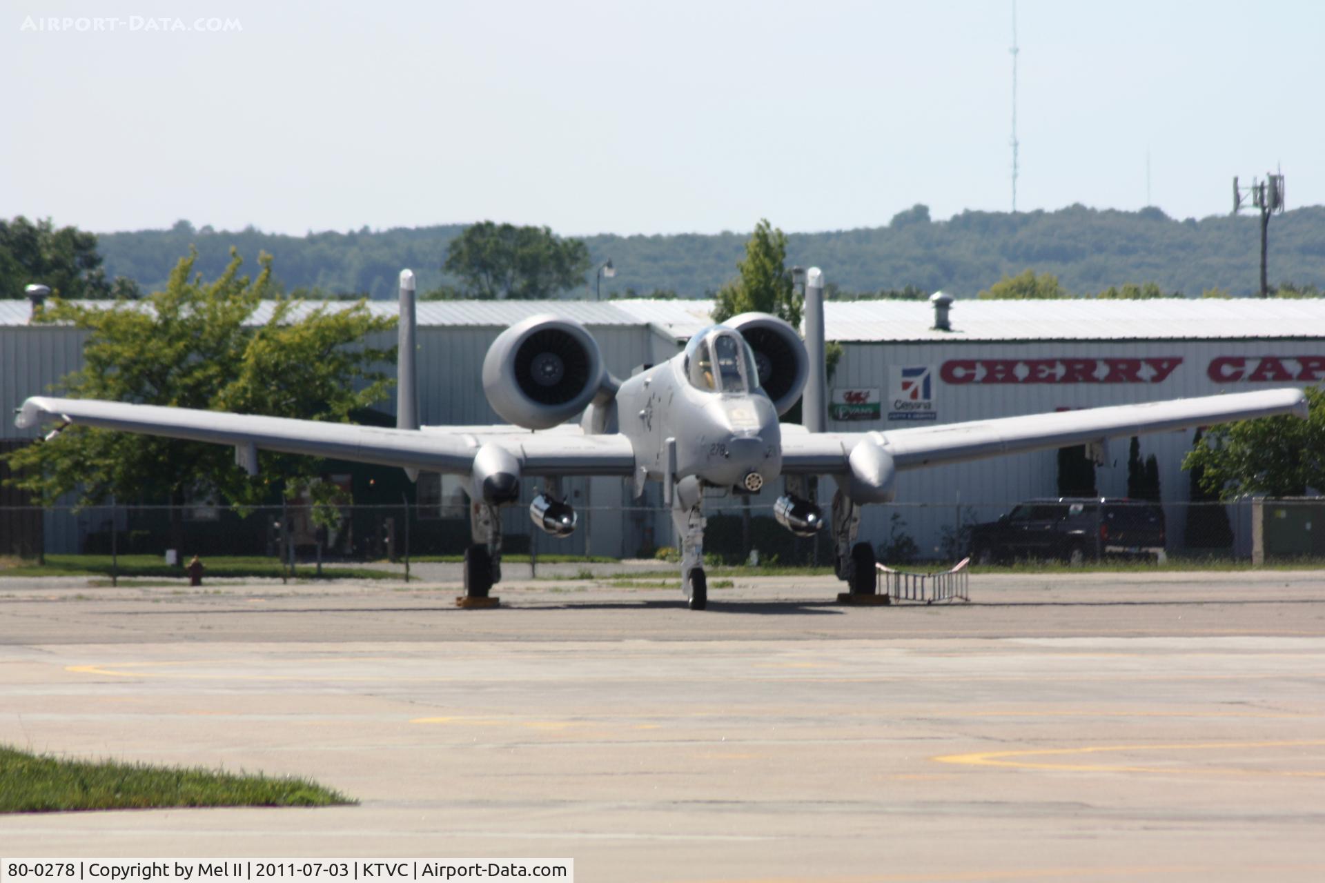 80-0278, 1980 Fairchild Republic OA-10A Thunderbolt II C/N A10-0628, Parked