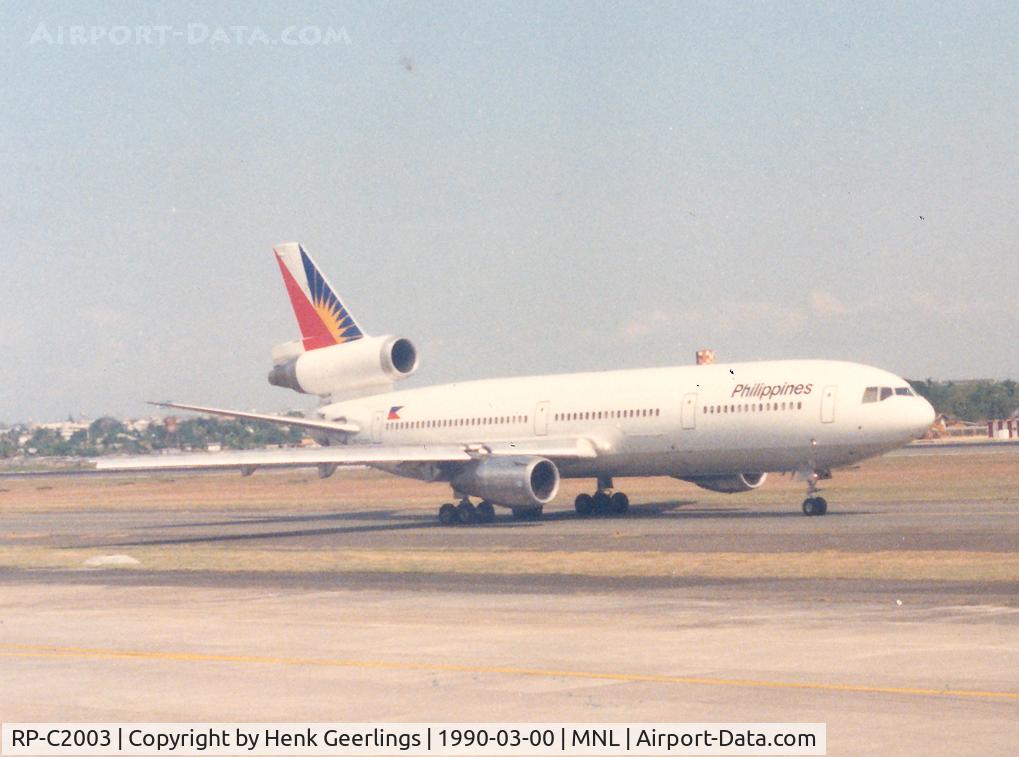 RP-C2003, 1976 McDonnell Douglas DC-10-30 C/N 46958, Philippine Airlines