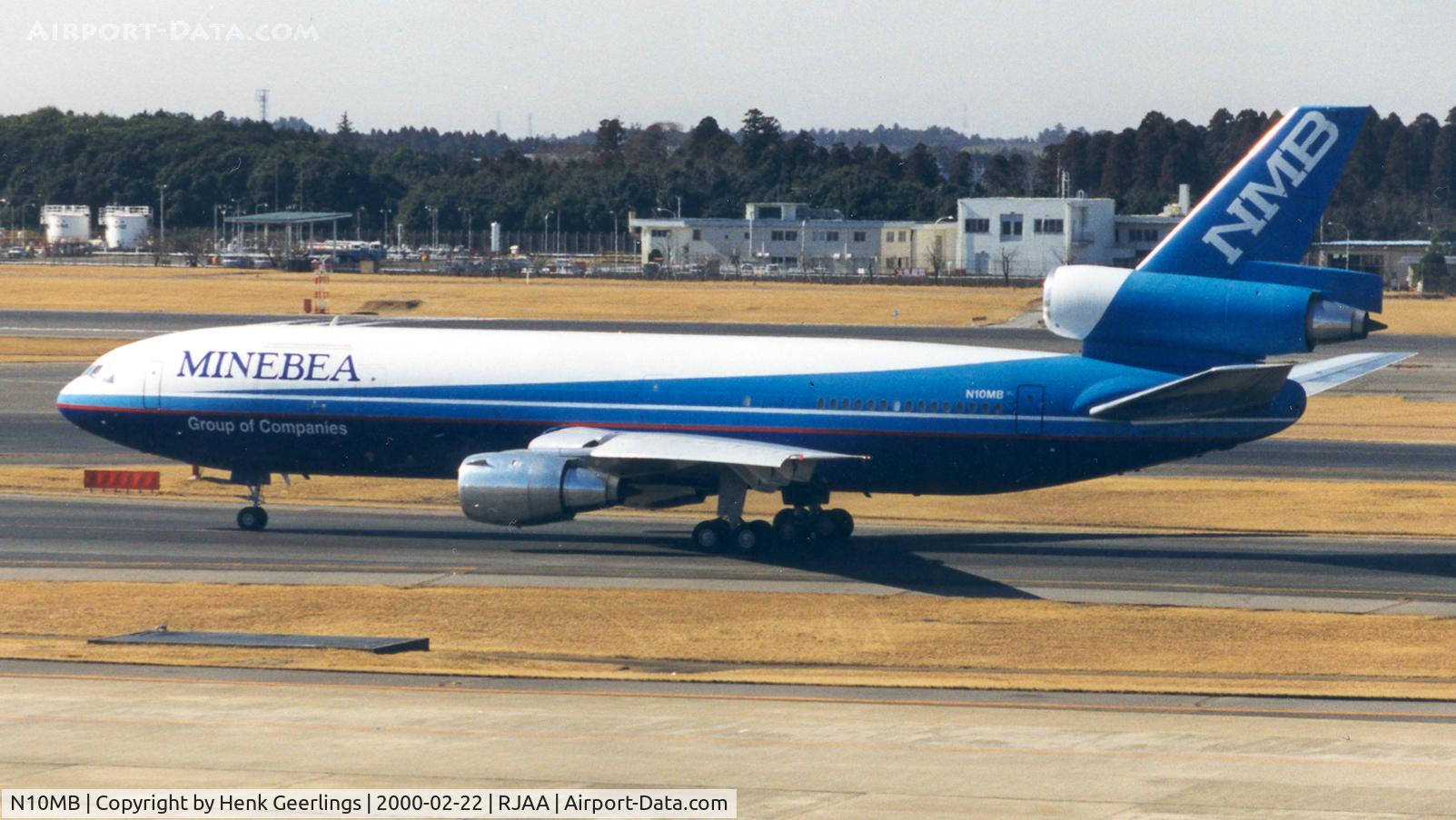 N10MB, 1974 McDonnell Douglas DC-10-30F C/N 47907, Minebea - NMB