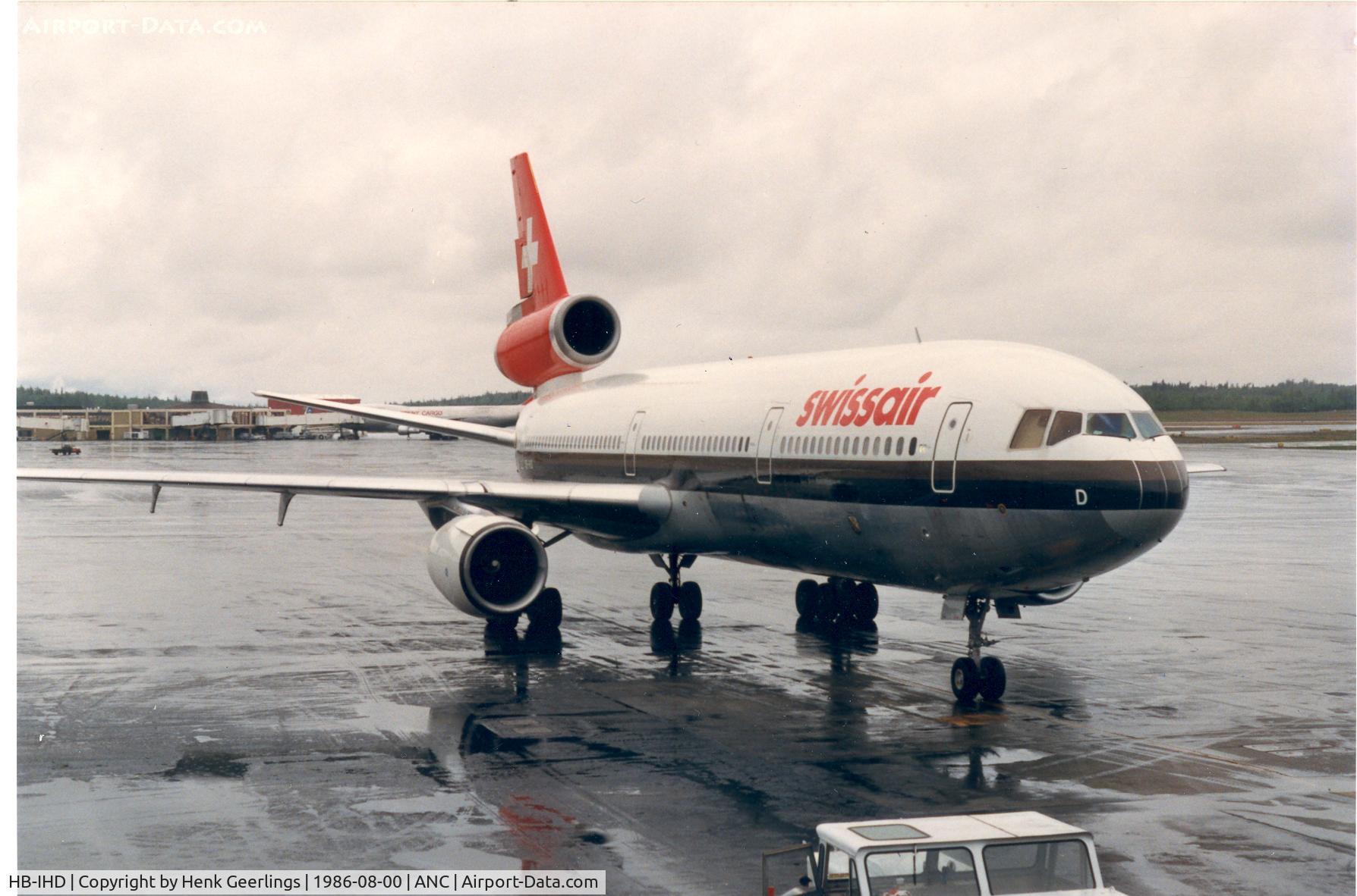 HB-IHD, 1973 Douglas DC-10-30 C/N 46578, Swissair