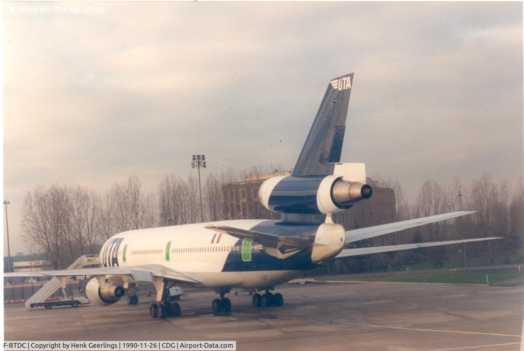 F-BTDC, 1973 Douglas DC-10-30 C/N 46851, UTA