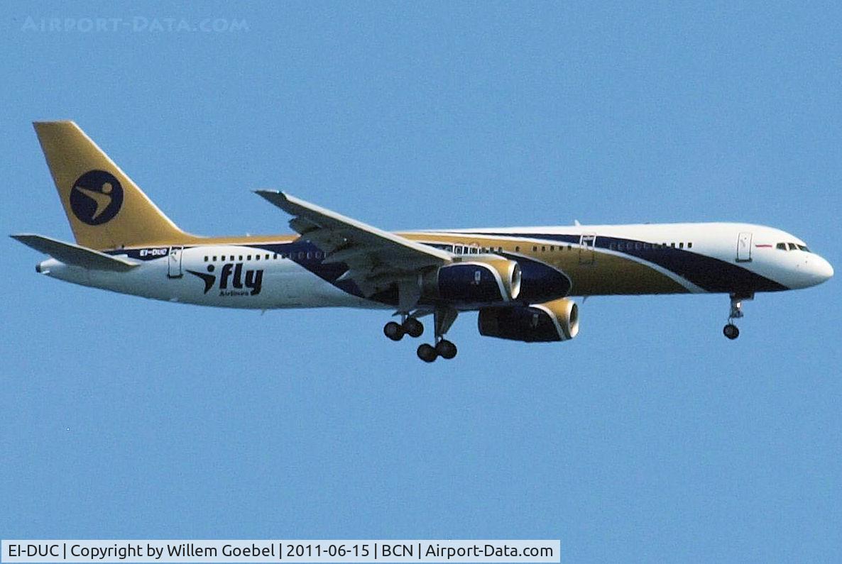 EI-DUC, 1999 Boeing 757-256 C/N 26248, Prepare for landing on Barcelona Airport