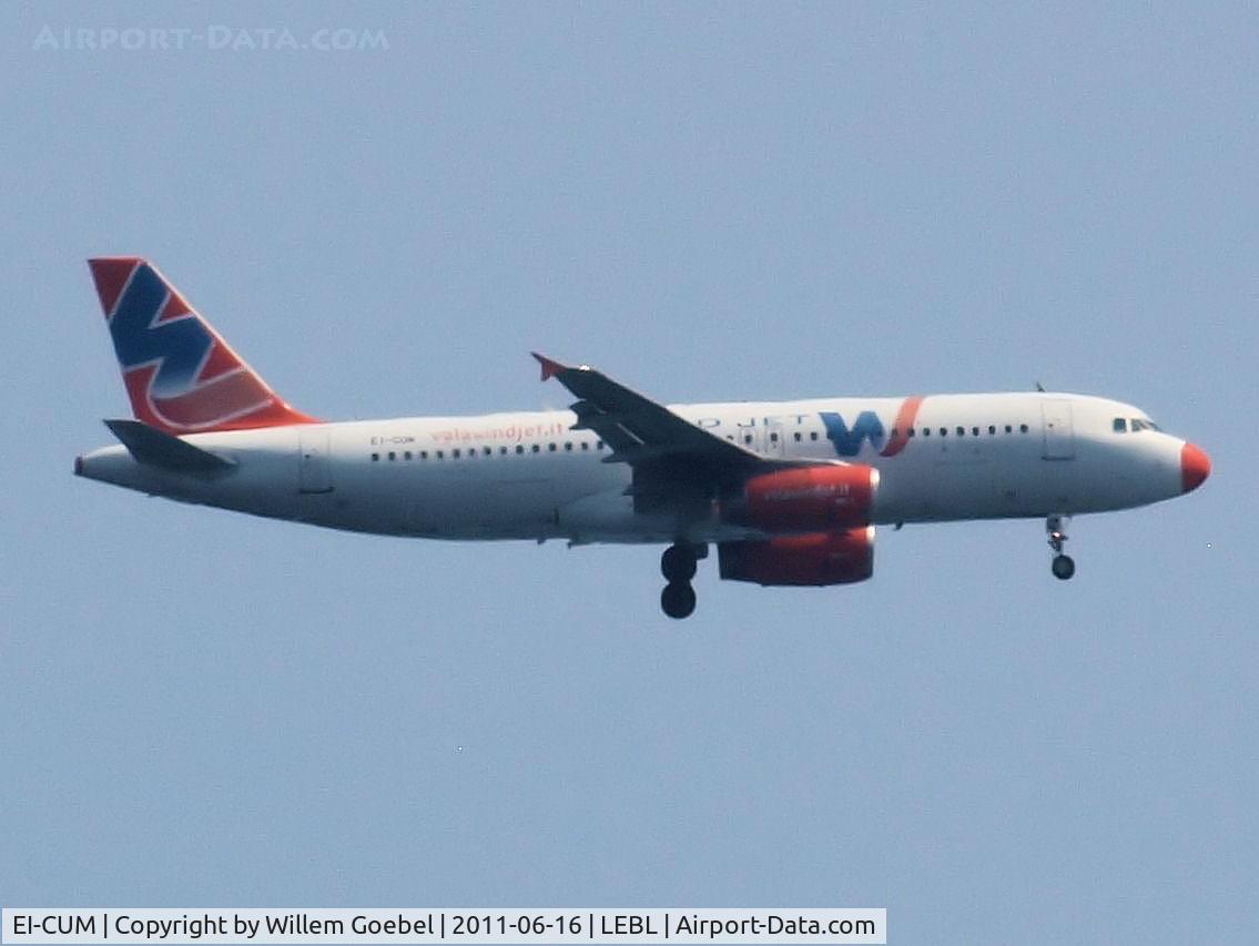 EI-CUM, 1997 Airbus A320-232 C/N 542, Prepare for landing on Barcelona Airport