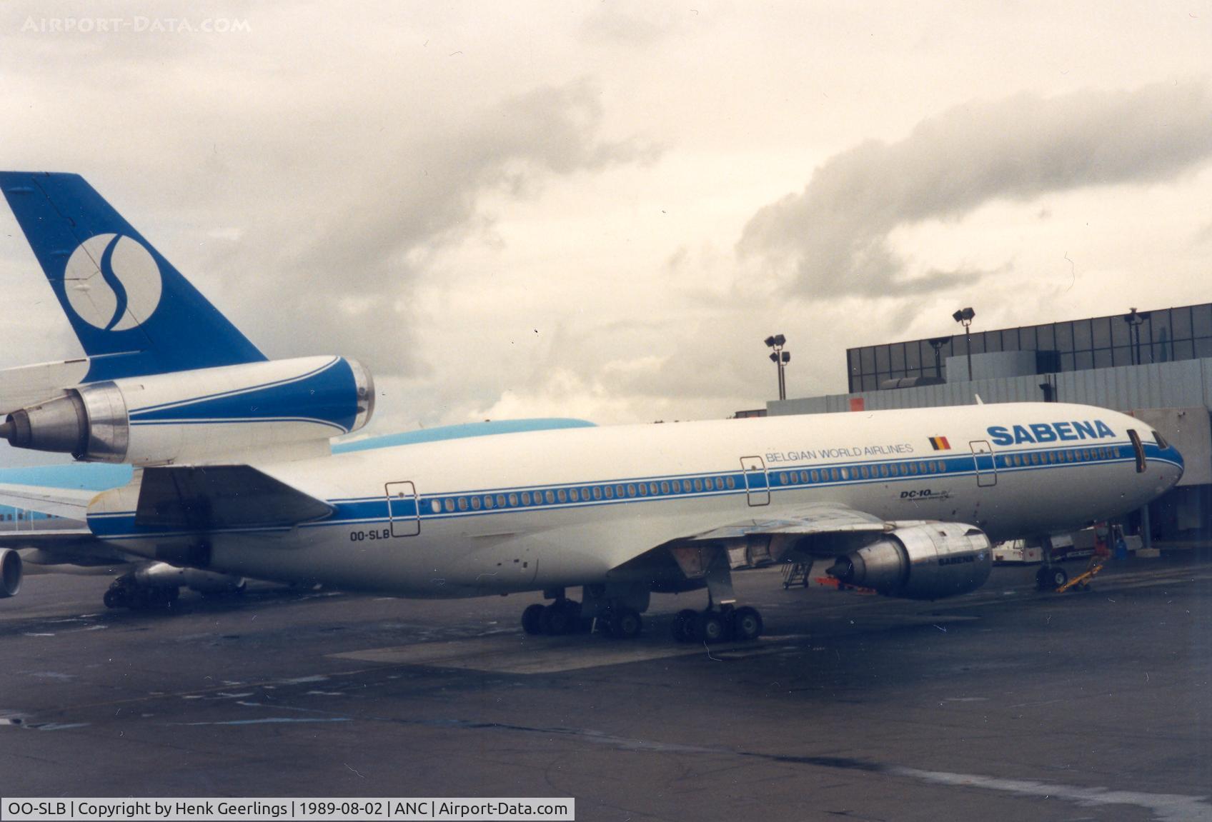 OO-SLB, 1974 McDonnell Douglas DC-10-30F C/N 47907, Sabena