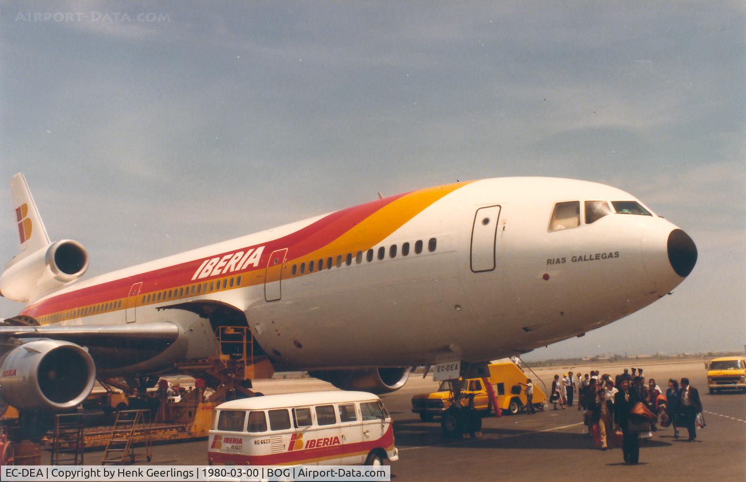 EC-DEA, 1979 McDonnell Douglas DC-10-30 C/N 47982, Iberia DC-10 enroute to Lima