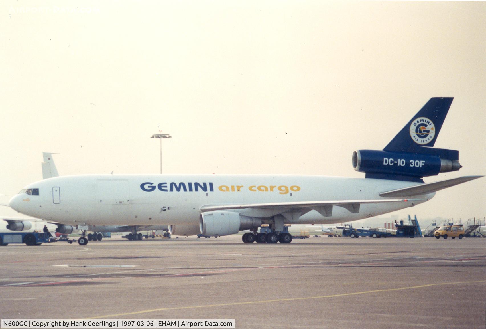 N600GC, 1977 McDonnell Douglas DC-10-30F C/N 46965, Gemini air cargo