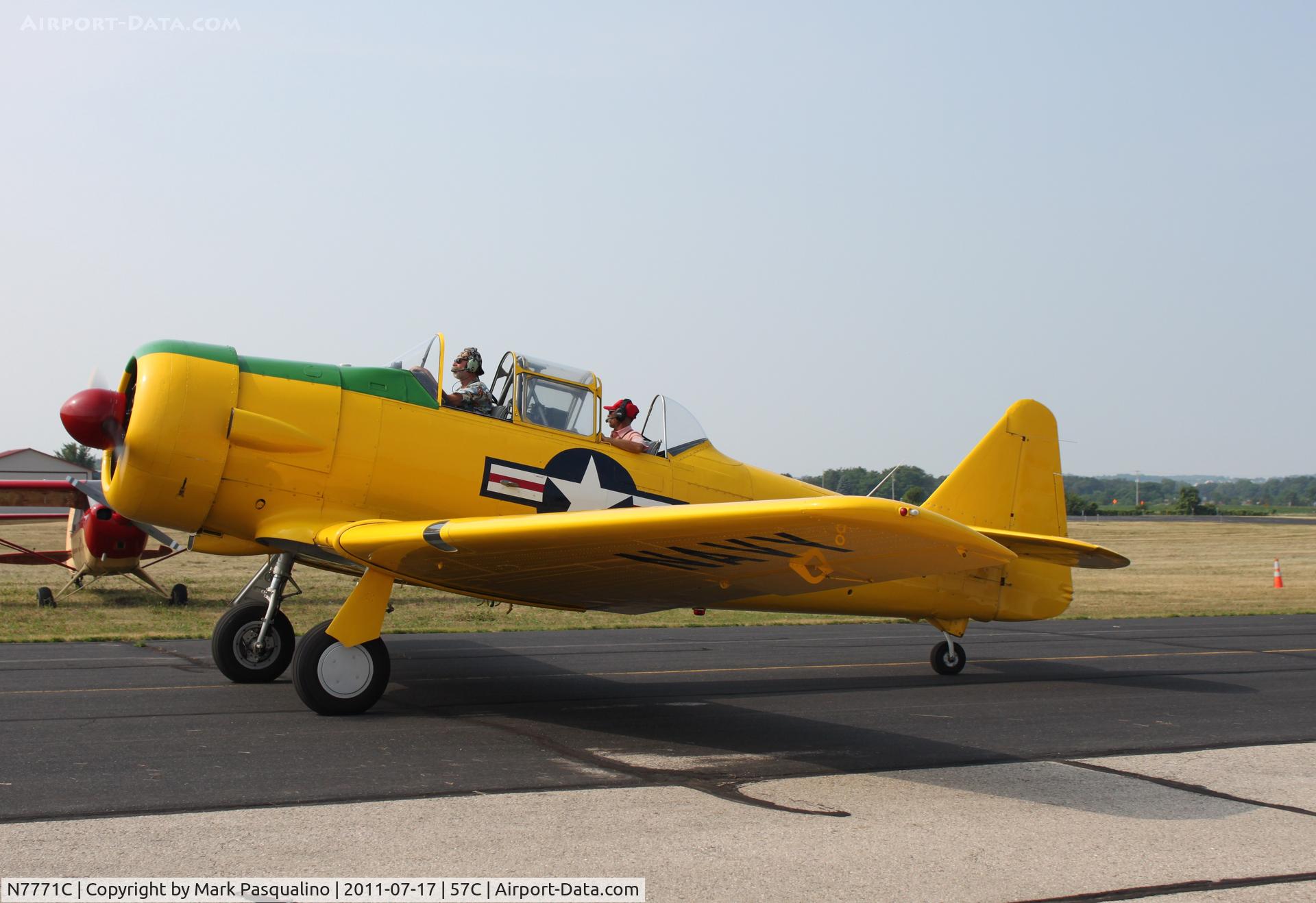 N7771C, 1959 North American T-6G Texan C/N 168-185, North American T-6G