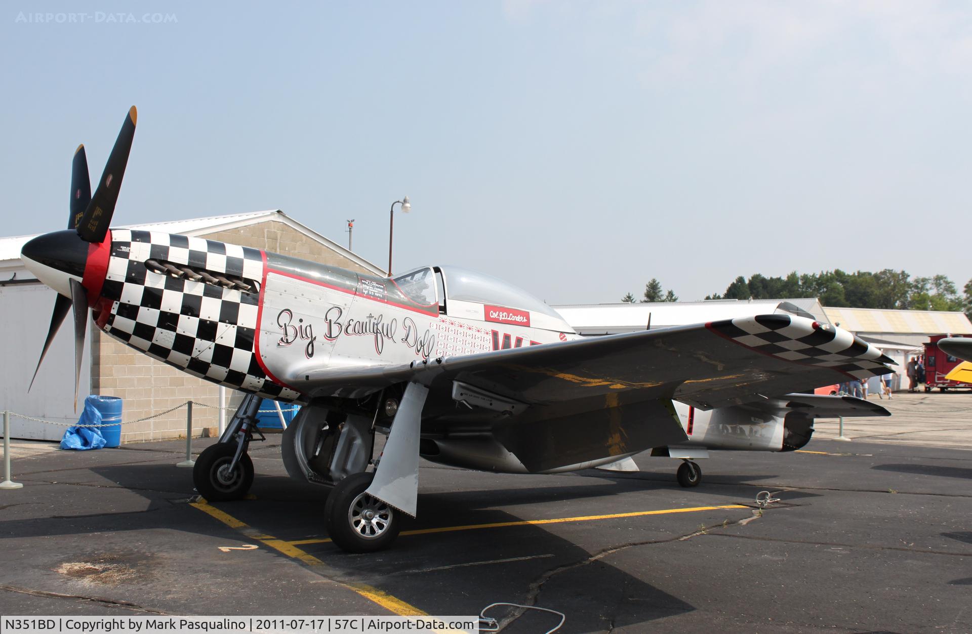 N351BD, 1944 North American F-51D Mustang C/N 44-85634, North American P-51D