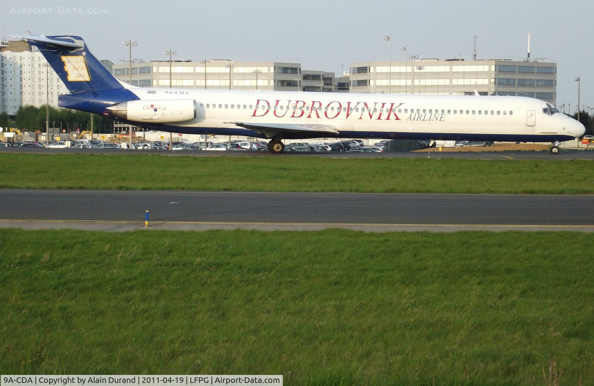 9A-CDA, 1987 McDonnell Douglas MD-83 (DC-9-83) C/N 49602, Delta-Alfa first served Aero Lloyd as D-ALLF and then Iceland MD Airlines as TF-MDD before moving to Croatia in 2005