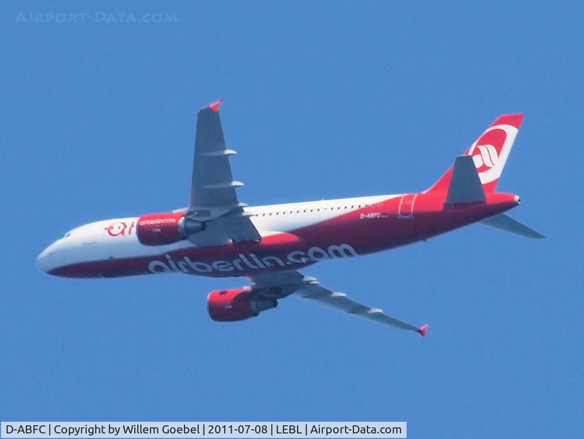 D-ABFC, 2010 Airbus A320-214 C/N 4161, Prepare for landing on Barcelona Airport