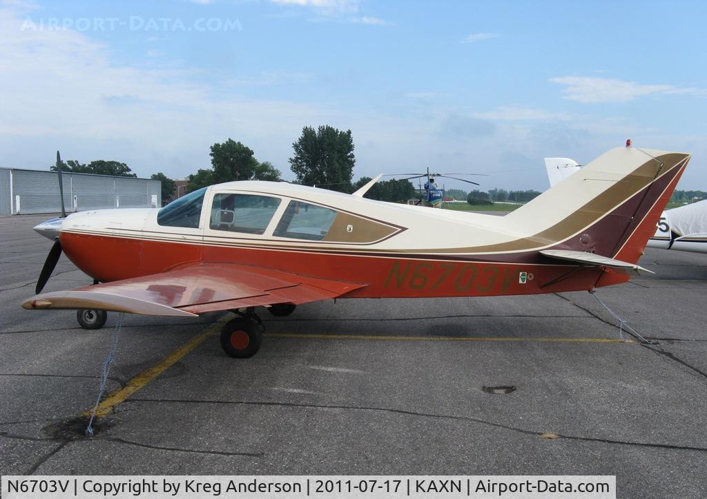 N6703V, 1970 Bellanca 17-30A Viking C/N 30282, Bellanca 17-30A Viking on the line.