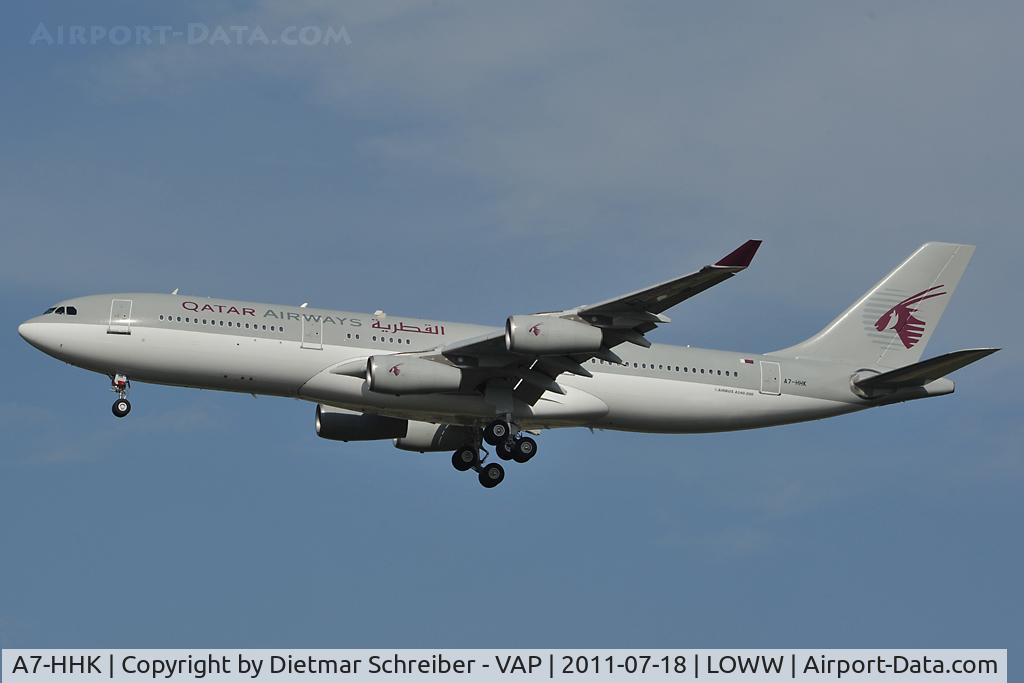 A7-HHK, 1993 Airbus A340-211 C/N 026, Qatar Government Airbus A340-200