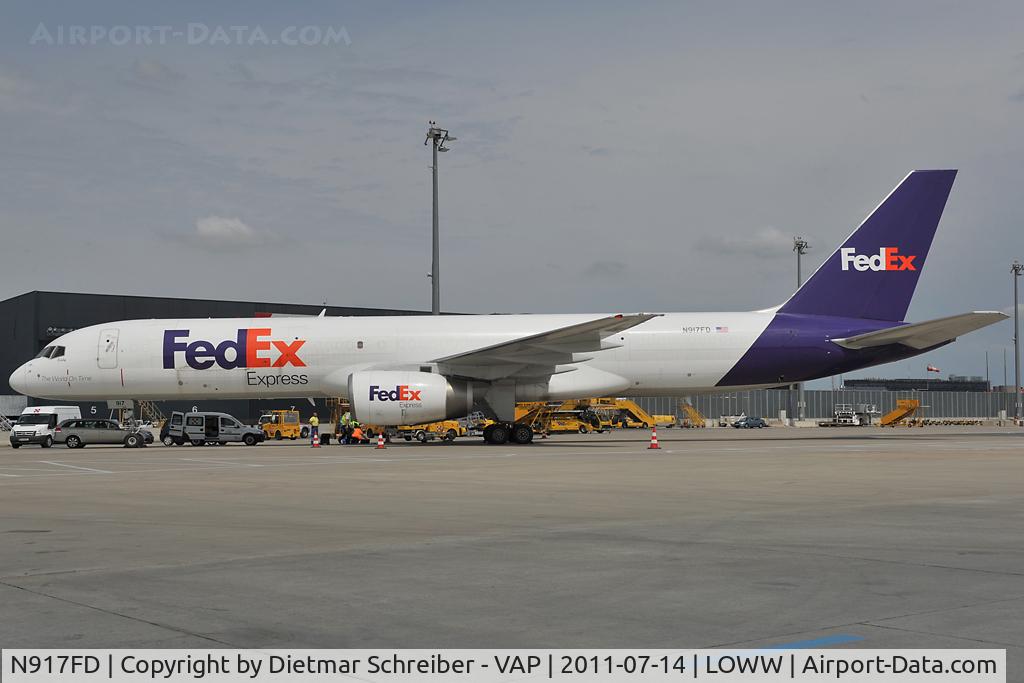 N917FD, 1989 Boeing 757-23A C/N 24291, Fedex Boeing 757-200
