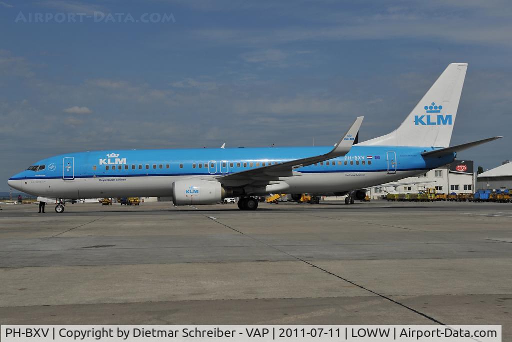 PH-BXV, 2007 Boeing 737-8K2 C/N 30370, KLM Boeing 737-800