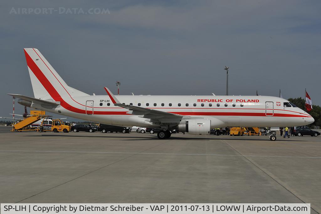 SP-LIH, 2009 Embraer 175LR (ERJ-170-200LR) C/N 17000288, Polish Air Force Embraer 175