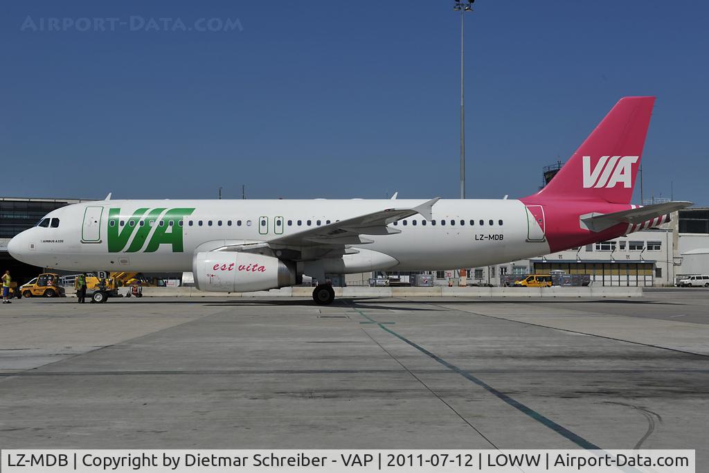 LZ-MDB, 2007 Airbus A320-214 C/N 3125, VIA Airbus 320
