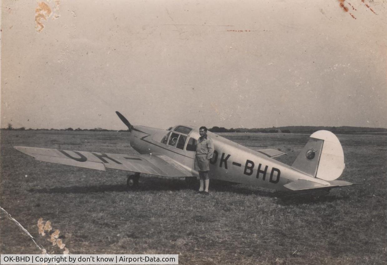 OK-BHD, 1946 Benes-Mraz M-1C Sokol C/N 110, From my gran father, officer in french air force from 1942