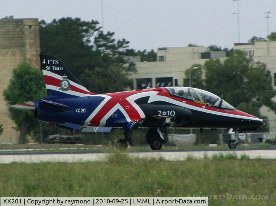 XX201, 1978 Hawker Siddeley Hawk T.1A C/N 048/312048, Hawk T1 XX201 4FTS RAF