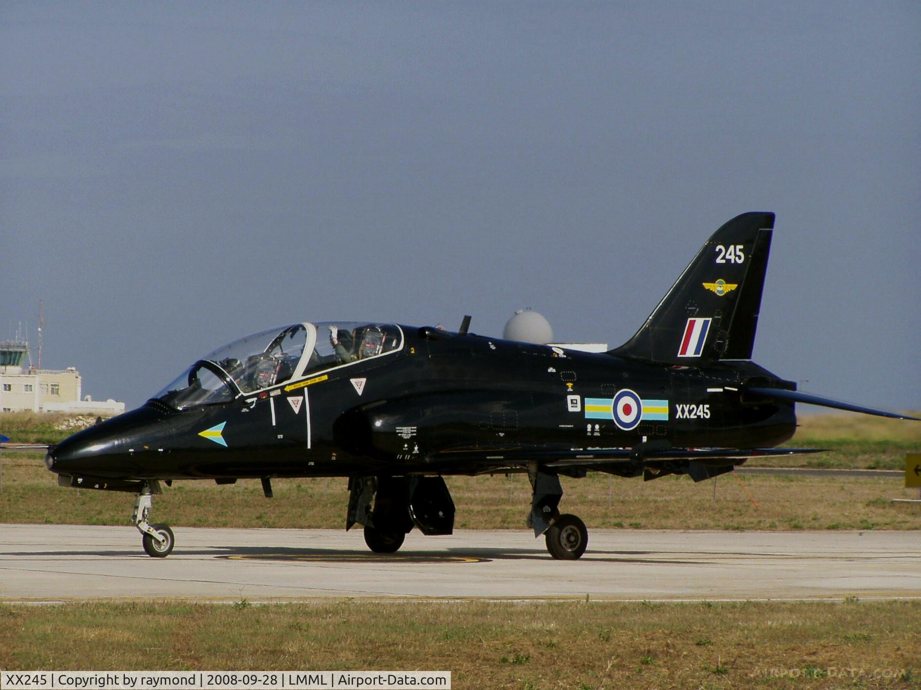 XX245, 1978 Hawker Siddeley Hawk T.1 C/N 081/312081, Hawk T1 XX245 208Sqd RAF
