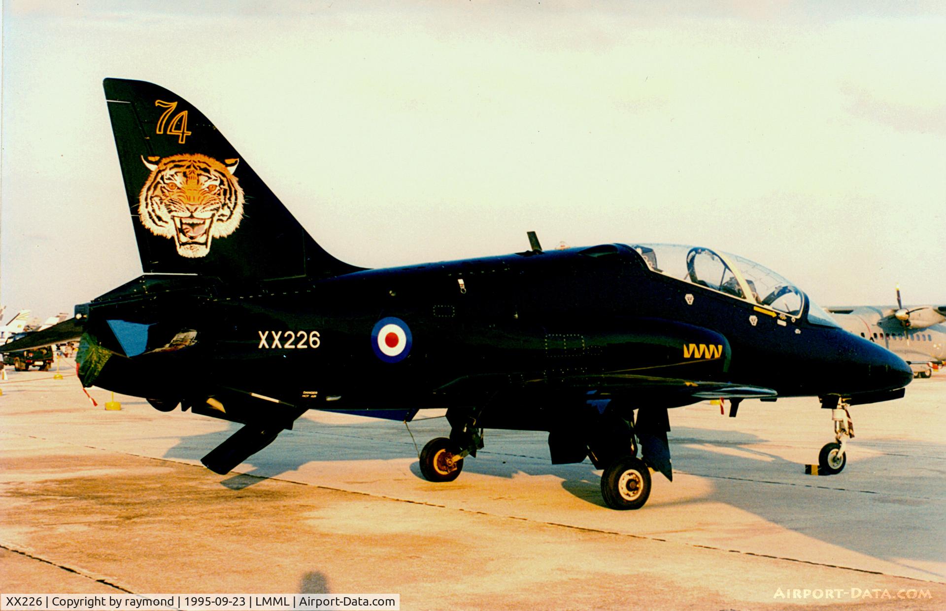 XX226, 1978 Hawker Siddeley Hawk T.1 C/N 062/312062, Hawk T1A XX226 74Sqd RAF