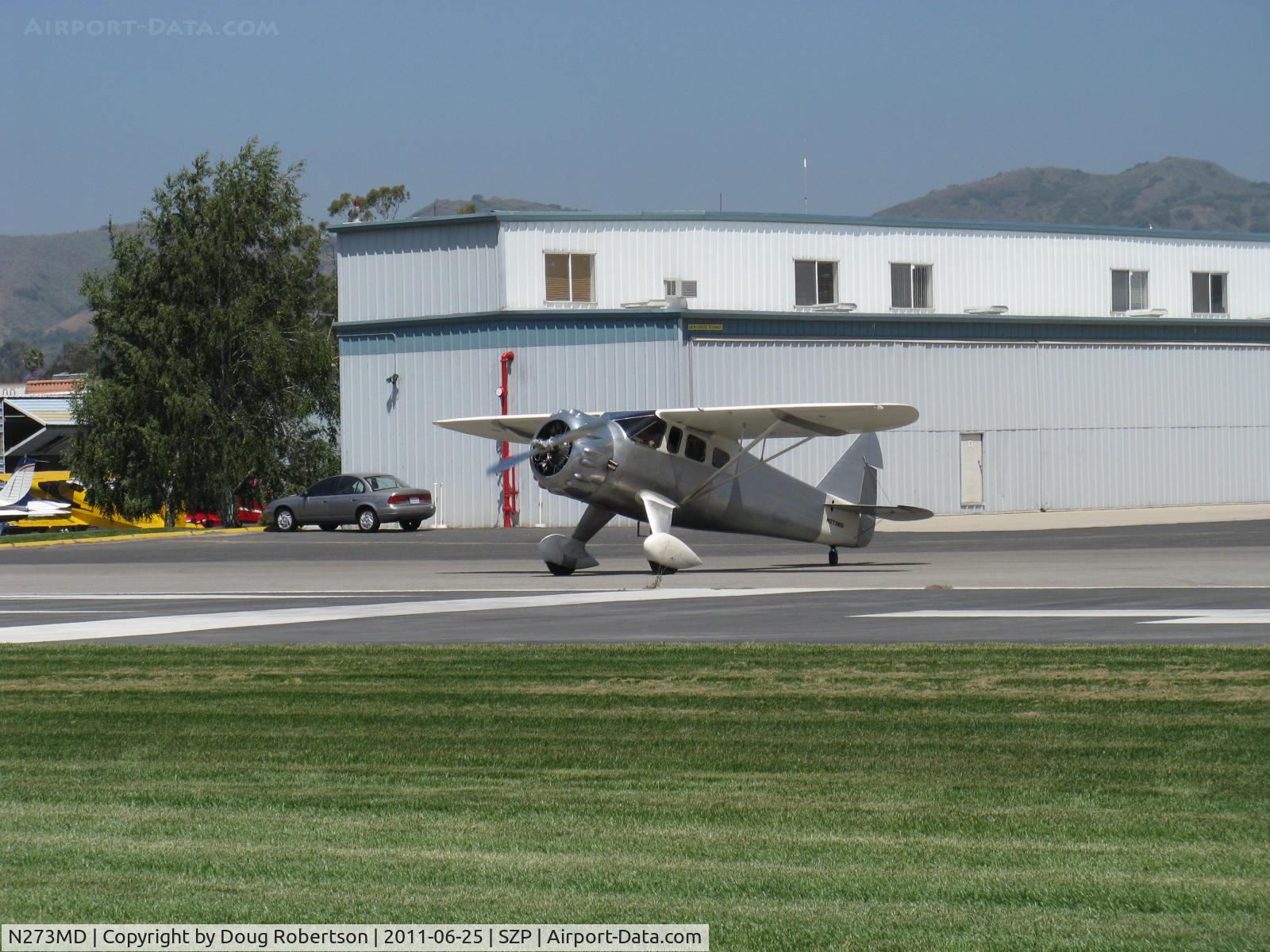 N273MD, 2008 Dickenson Howard DGA-21 (Replicate) C/N 001, 2008 Dickenson HOWARD DGA-21 'Mr. Dickenson', P&W R-1340-57 WASP 600 Hp, taxi