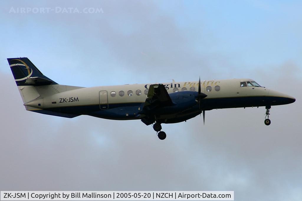 ZK-JSM, 1995 British Aerospace Jetstream 41 C/N 41052, finals to 20