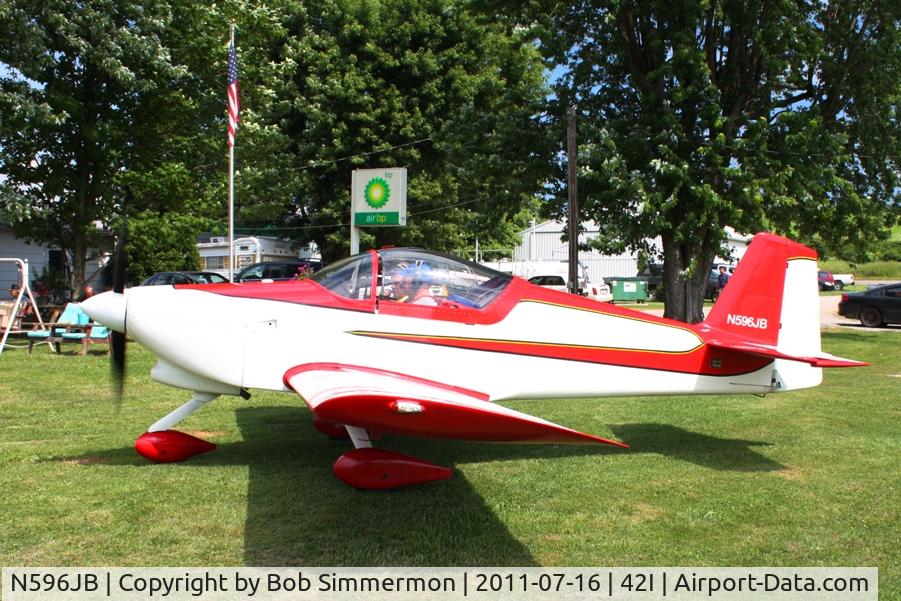 N596JB, 2000 Vans RV-6A C/N 24723, EAA fly-in at Parr Field - Zanesville, Ohio