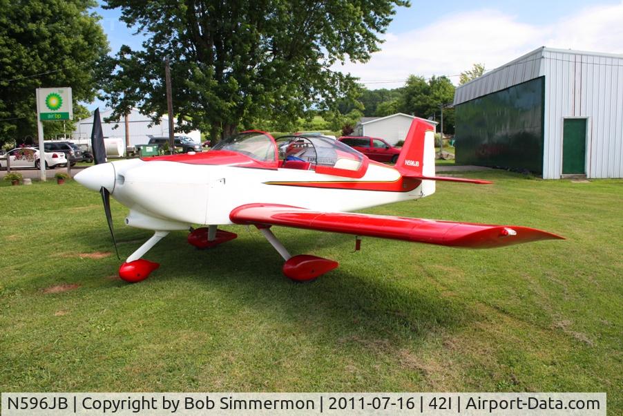N596JB, 2000 Vans RV-6A C/N 24723, EAA fly-in at Parr Field - Zanesville, Ohio