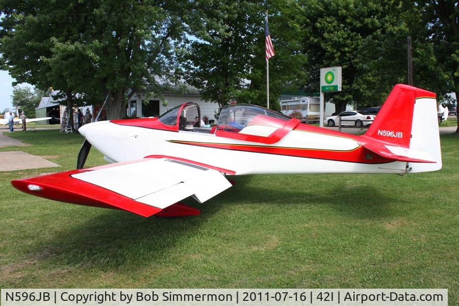 N596JB, 2000 Vans RV-6A C/N 24723, EAA fly-in at Parr Field - Zanesville, Ohio