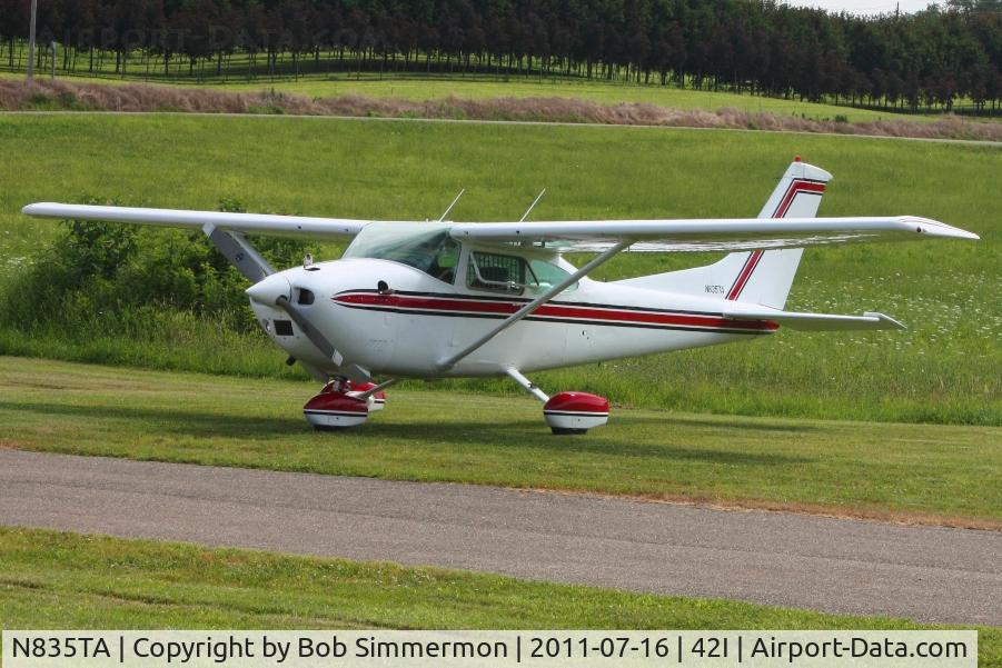 N835TA, 1976 Cessna 182P Skylane C/N 18265019, EAA fly-in at Parr Field - Zanesville, Ohio