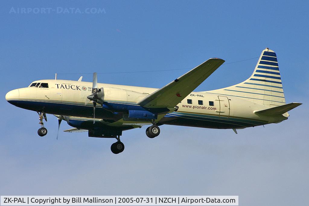 ZK-PAL, 1959 Convair 580 C/N 501, touch and go's from 02