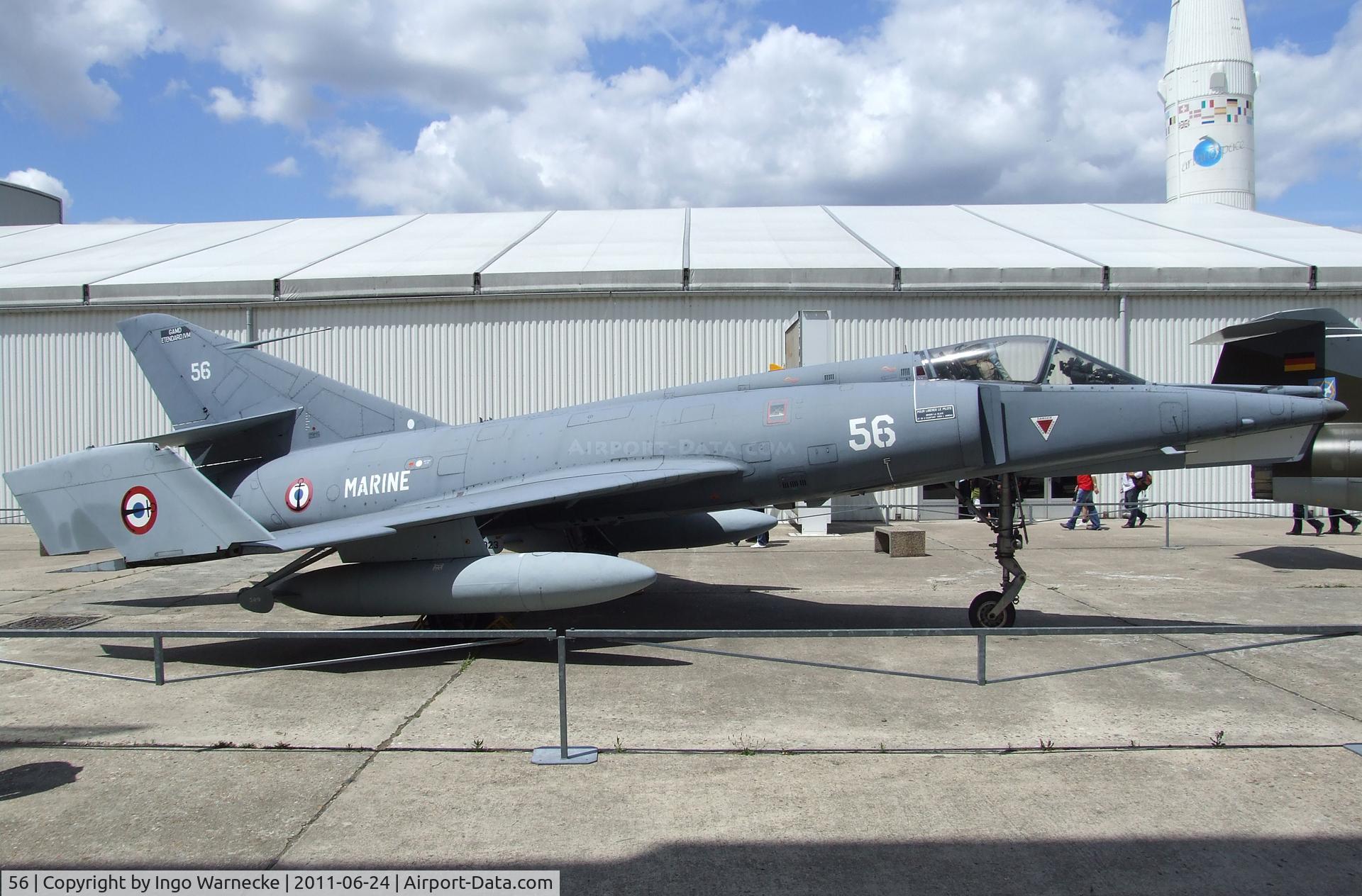 56, Dassault Etendard IV.M C/N 56, Dassault Etendard IV M at the Musee de l'Air, Paris/Le Bourget