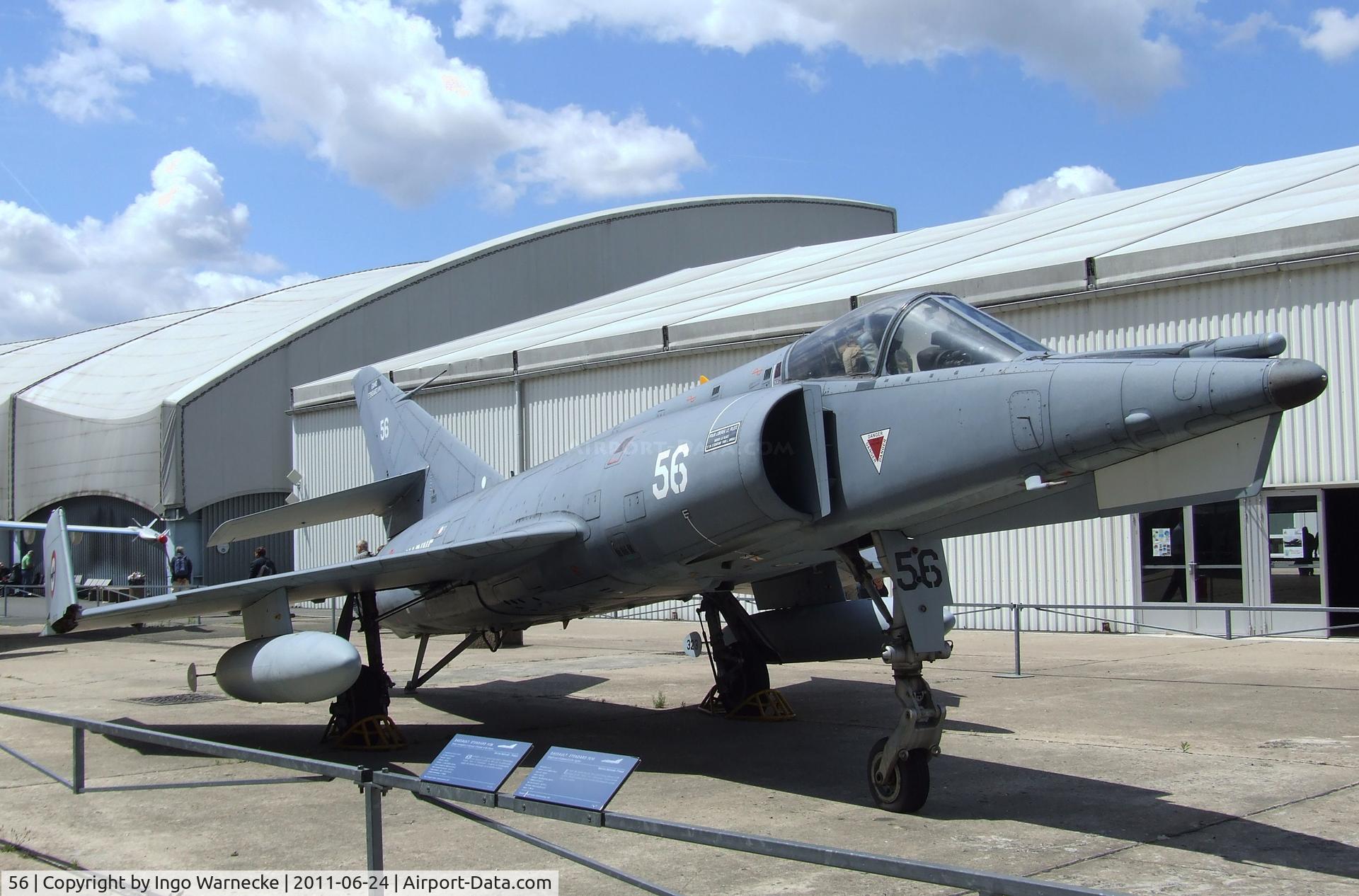 56, Dassault Etendard IV.M C/N 56, Dassault Etendard IV M at the Musee de l'Air, Paris/Le Bourget