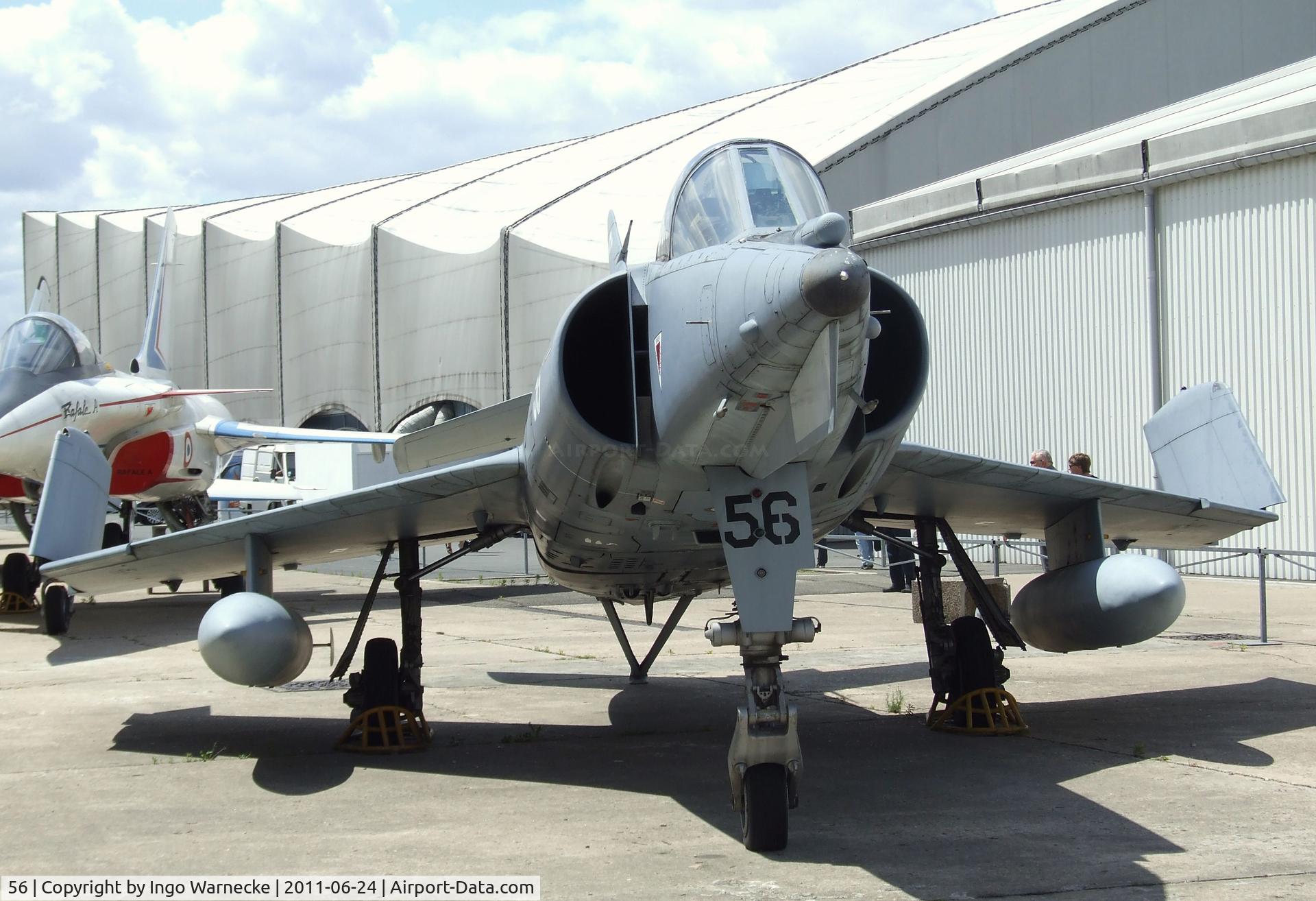 56, Dassault Etendard IV.M C/N 56, Dassault Etendard IV M at the Musee de l'Air, Paris/Le Bourget