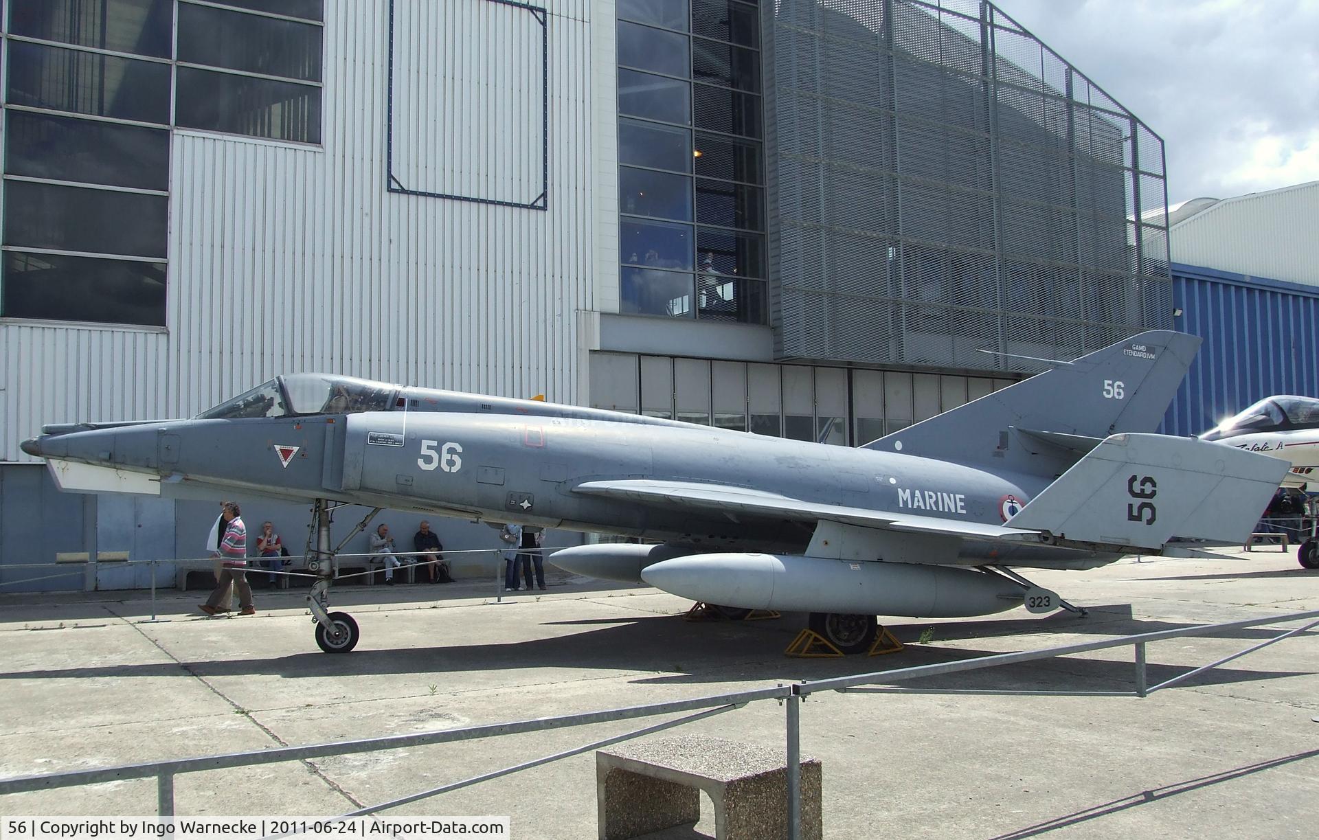 56, Dassault Etendard IV.M C/N 56, Dassault Etendard IV M at the Musee de l'Air, Paris/Le Bourget