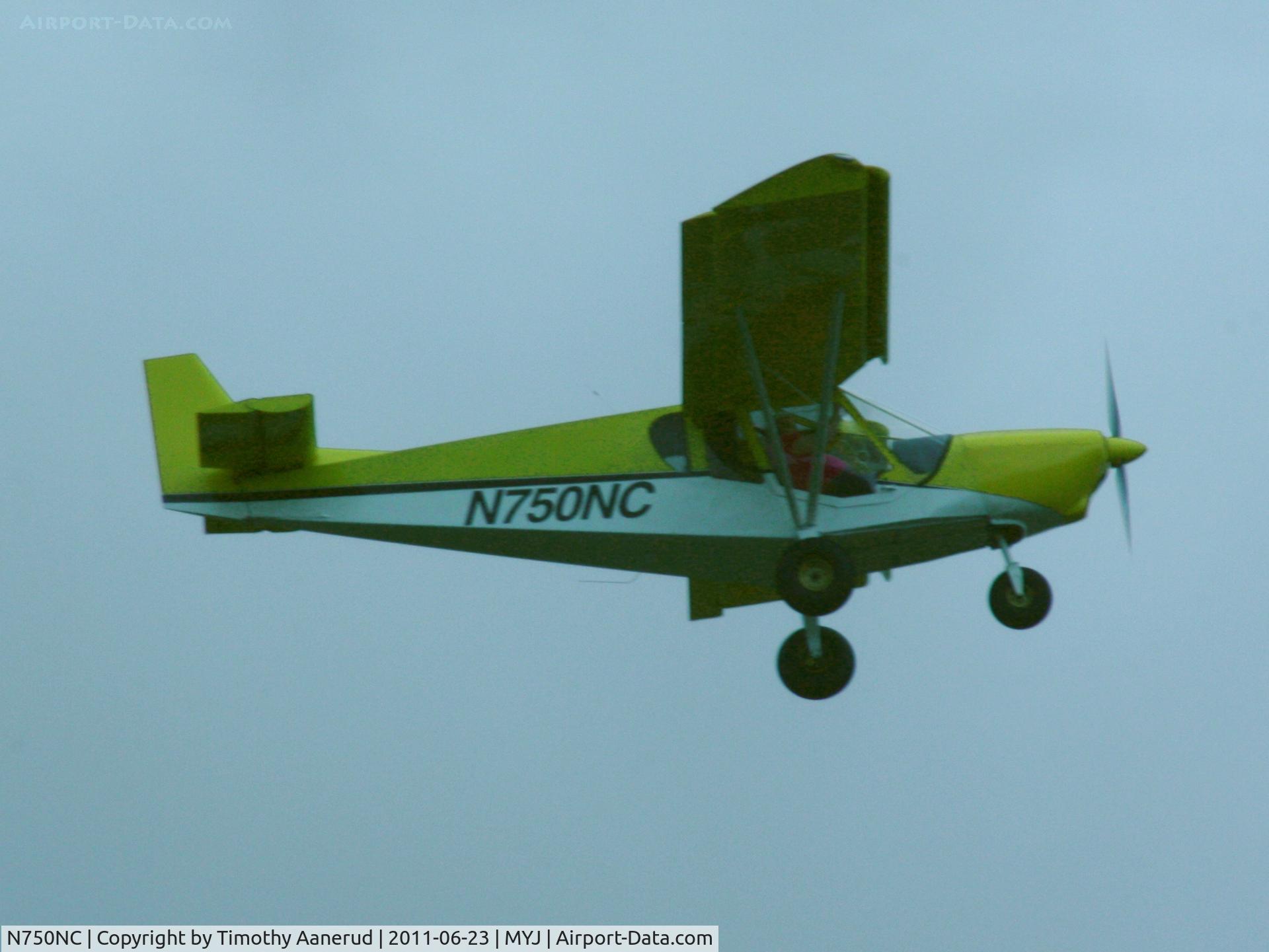 N750NC, Zenith STOL CH-750 C/N 75-8071, Mrs. Aanerud getting a demo ride.