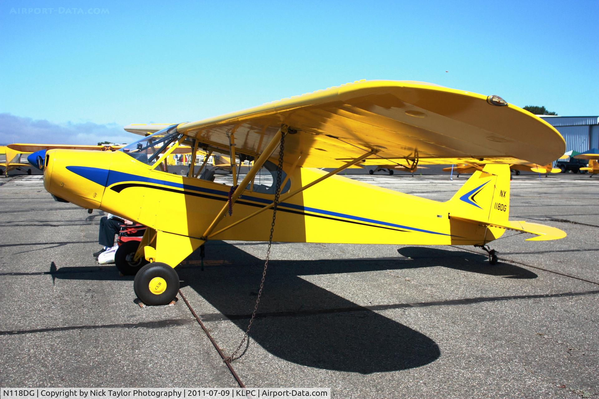 N118DG, 2008 Piper PA-18 Replica C/N 001, Lompoc Piper Cub Fly-in 2011