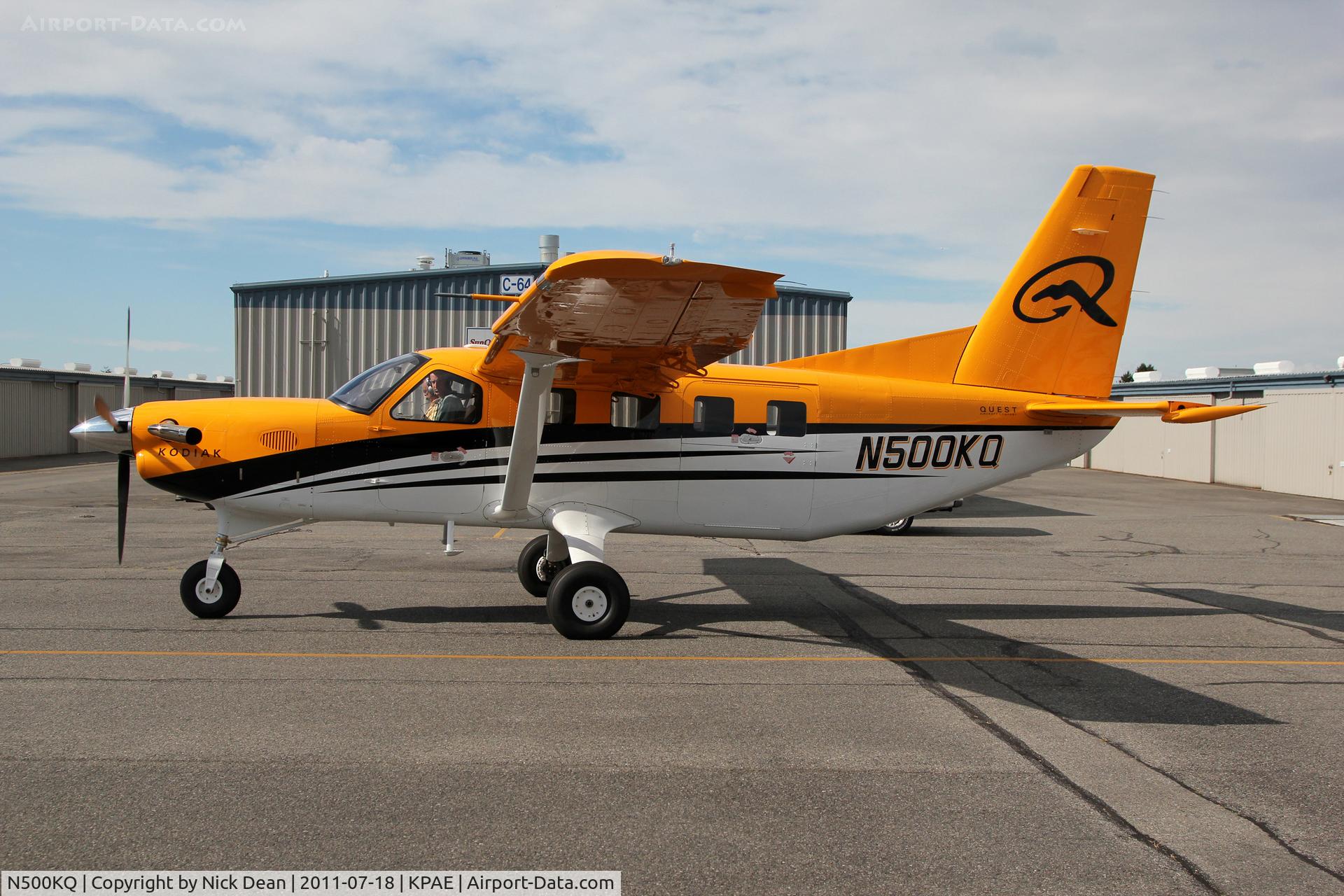 N500KQ, 2009 Quest Kodiak 100 C/N 100-0012, KPAE/PAE